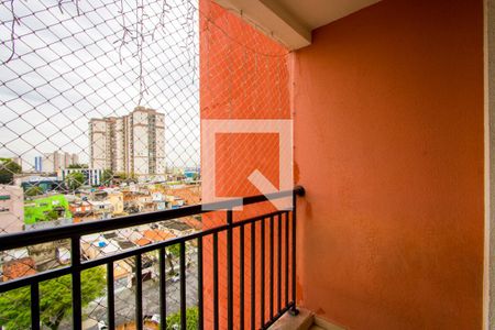 Varanda da sala de apartamento para alugar com 3 quartos, 56m² em Jardim Jamaica, Santo André