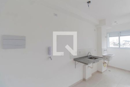 Sala e Cozinha Integrada de apartamento para alugar com 1 quarto, 30m² em Vila Guilhermina, São Paulo