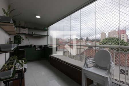 Varanda da Sala de apartamento à venda com 4 quartos, 125m² em Jardim Vazani, São Paulo