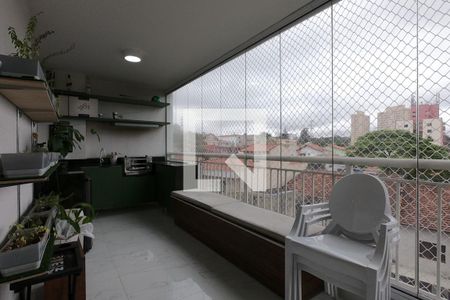 Varanda da Sala de apartamento para alugar com 4 quartos, 125m² em Jardim Vazani, São Paulo