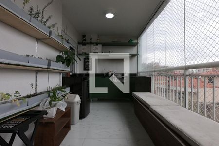 Varanda da Sala de apartamento para alugar com 4 quartos, 125m² em Jardim Vazani, São Paulo