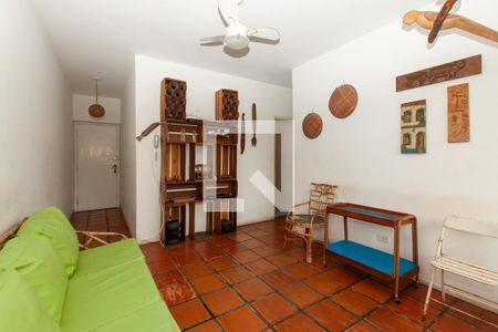 Sala de apartamento para alugar com 2 quartos, 73m² em Loteamento João Batista Julião, Guarujá