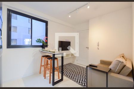 Sala de apartamento para alugar com 1 quarto, 25m² em Vila Buarque, São Paulo