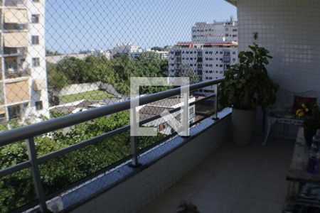 Varanda da Sala de apartamento à venda com 4 quartos, 185m² em Pechincha, Rio de Janeiro