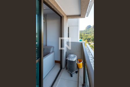 Varanda da Sala de apartamento para alugar com 1 quarto, 36m² em Jacarepaguá, Rio de Janeiro