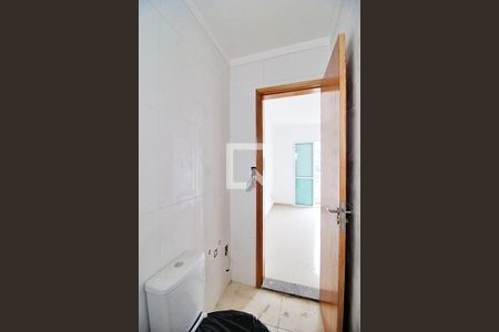 Banheiro da Suíte de apartamento à venda com 2 quartos, 100m² em Jardim Ana Maria, Santo André