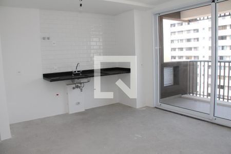 Sala/Cozinha de apartamento para alugar com 1 quarto, 52m² em Sumaré, São Paulo