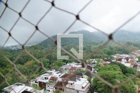 Sala vista  de apartamento à venda com 3 quartos, 90m² em Jardim Botânico, Rio de Janeiro