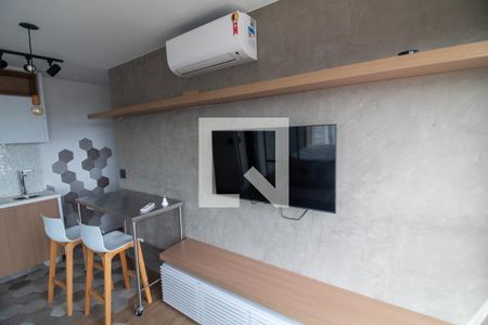 Sala de apartamento para alugar com 1 quarto, 38m² em Campo Belo, São Paulo