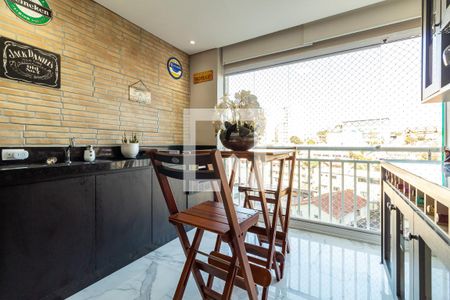 Varanda Integrada de apartamento à venda com 3 quartos, 76m² em Vila Leonor, Guarulhos
