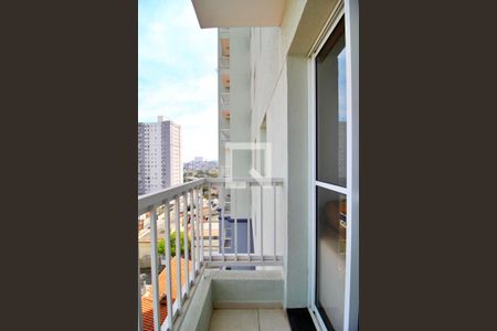 Varanda da Sala de apartamento para alugar com 2 quartos, 54m² em Vila Príncipe de Gales, Santo André