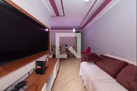 Sala de apartamento para alugar com 2 quartos, 57m² em Vila São Francisco, Mauá