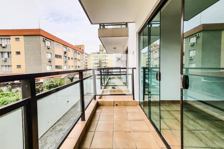 Varanda da Sala de apartamento para alugar com 3 quartos, 120m² em Jardim Tres Maria, Guarujá