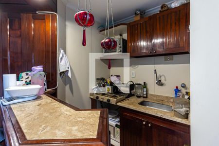 Cozinha de apartamento à venda com 1 quarto, 39m² em Higienópolis, São Paulo