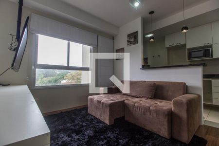 Sala de TV de apartamento à venda com 1 quarto, 43m² em Melville Empresarial Ii, Barueri