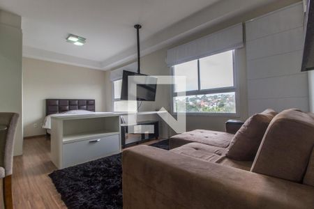 Sala de TV de apartamento à venda com 1 quarto, 43m² em Melville Empresarial Ii, Barueri