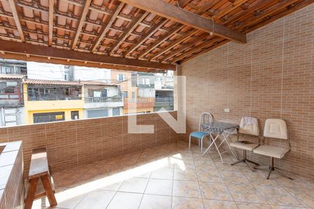 Varanda da sala  de casa à venda com 3 quartos, 311m² em Vila Nogueira, Diadema