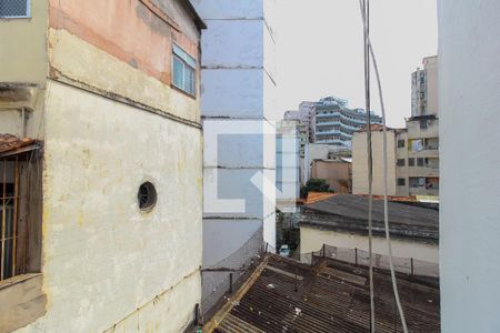 Vista da Sala  de apartamento à venda com 1 quarto, 32m² em Centro, Rio de Janeiro