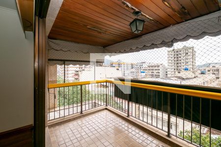 Varanda da Sala de apartamento à venda com 3 quartos, 142m² em Tijuca, Rio de Janeiro