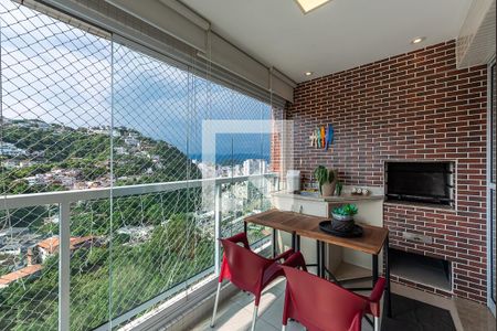 Varanda de apartamento para alugar com 2 quartos, 77m² em José Menino, Santos