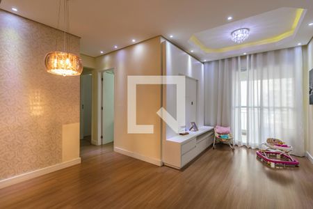 Sala de apartamento para alugar com 3 quartos, 74m² em Jardim Tupanci, Barueri