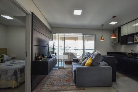 Sala de apartamento à venda com 1 quarto, 43m² em Jardim Aeroporto, São Paulo