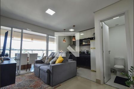 Sala de apartamento à venda com 1 quarto, 43m² em Jardim Aeroporto, São Paulo