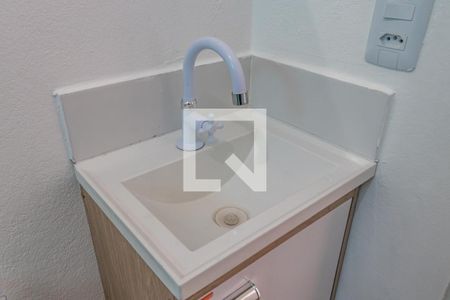 Detalhe do Banheiro de kitnet/studio para alugar com 1 quarto, 28m² em Vila do Conde, Barueri