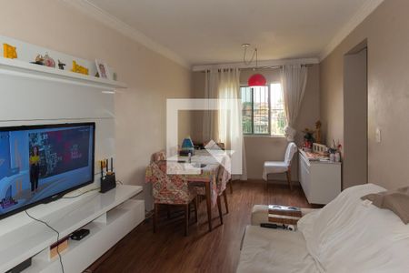 Sala de apartamento à venda com 3 quartos, 76m² em Conjunto Residencial Souza Queiroz, Campinas