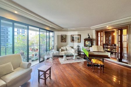 Sala de apartamento à venda com 4 quartos, 190m² em Indianópolis, São Paulo
