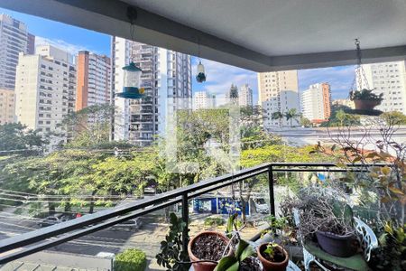 Varanda de apartamento à venda com 4 quartos, 190m² em Indianópolis, São Paulo