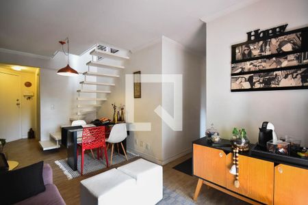 Sala de apartamento à venda com 3 quartos, 140m² em Paraíso do Morumbi, São Paulo