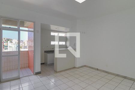 Sala de apartamento para alugar com 1 quarto, 40m² em São Pedro, Belo Horizonte