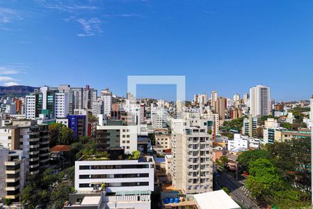 Vista da Sala de apartamento para alugar com 1 quarto, 40m² em São Pedro, Belo Horizonte
