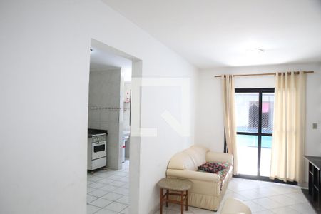 Sala de apartamento para alugar com 1 quarto, 82m² em Ocian, Praia Grande