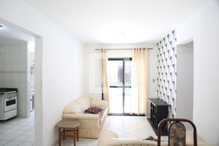 Sala de apartamento para alugar com 1 quarto, 82m² em Ocian, Praia Grande