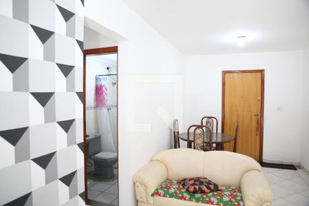 Sala de apartamento para alugar com 1 quarto, 82m² em Ocian, Praia Grande