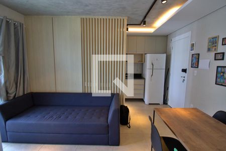 Sala  de apartamento à venda com 1 quarto, 39m² em Vila Andrade, São Paulo