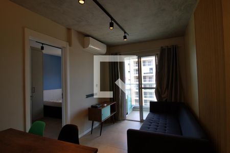 Sala  de apartamento à venda com 1 quarto, 39m² em Vila Andrade, São Paulo
