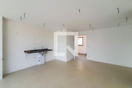 Sala / Cozinha aberta de apartamento à venda com 2 quartos, 72m² em Vila Dom Pedro I, São Paulo