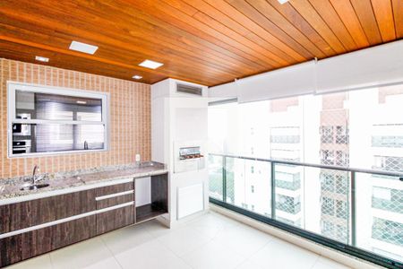 Varanda de apartamento para alugar com 3 quartos, 106m² em Jardim Caravelas, São Paulo