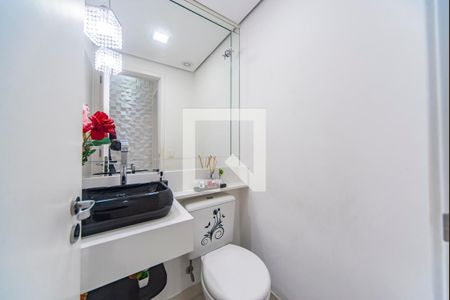 Lavabo de apartamento à venda com 3 quartos, 81m² em Vila Homero Thon, Santo André