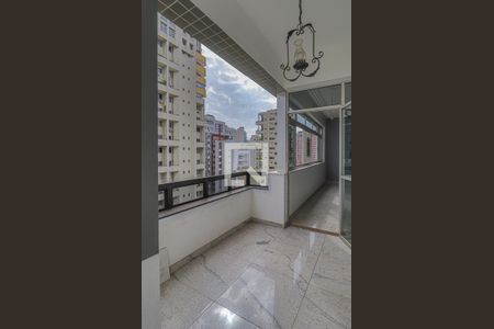 Varanda da Sala de apartamento para alugar com 4 quartos, 200m² em Lourdes, Belo Horizonte