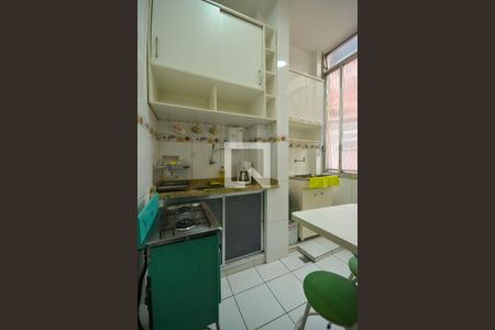 Cozinha com área de serviço de apartamento para alugar com 1 quarto, 49m² em Centro, Rio de Janeiro