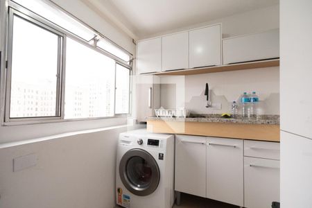 Cozinha de apartamento à venda com 1 quarto, 30m² em Centro, São Paulo