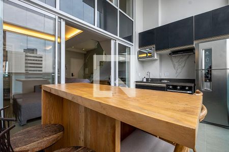 Varanda de apartamento à venda com 1 quarto, 60m² em Pinheiros, São Paulo