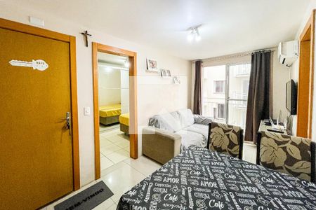 Sala de apartamento para alugar com 3 quartos, 52m² em Santos Dumont, São Leopoldo