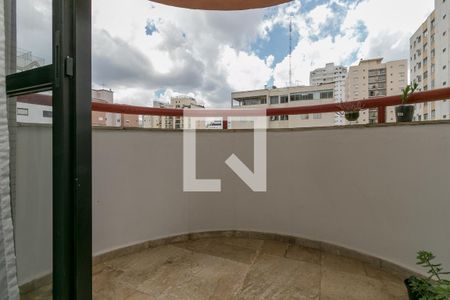 Varanda da Sala de apartamento à venda com 1 quarto, 50m² em Brooklin, São Paulo