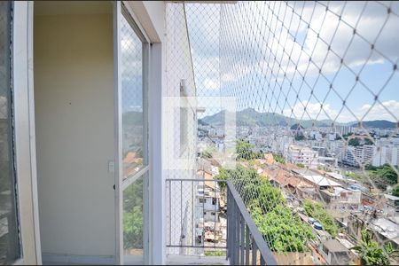 Varanda da Sala de apartamento à venda com 3 quartos, 65m² em Estácio, Rio de Janeiro