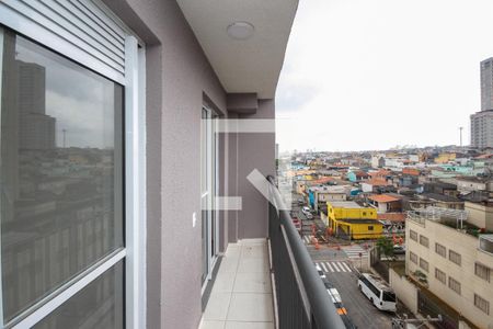 varanda de apartamento à venda com 1 quarto, 28m² em Vila Tolstoi, São Paulo